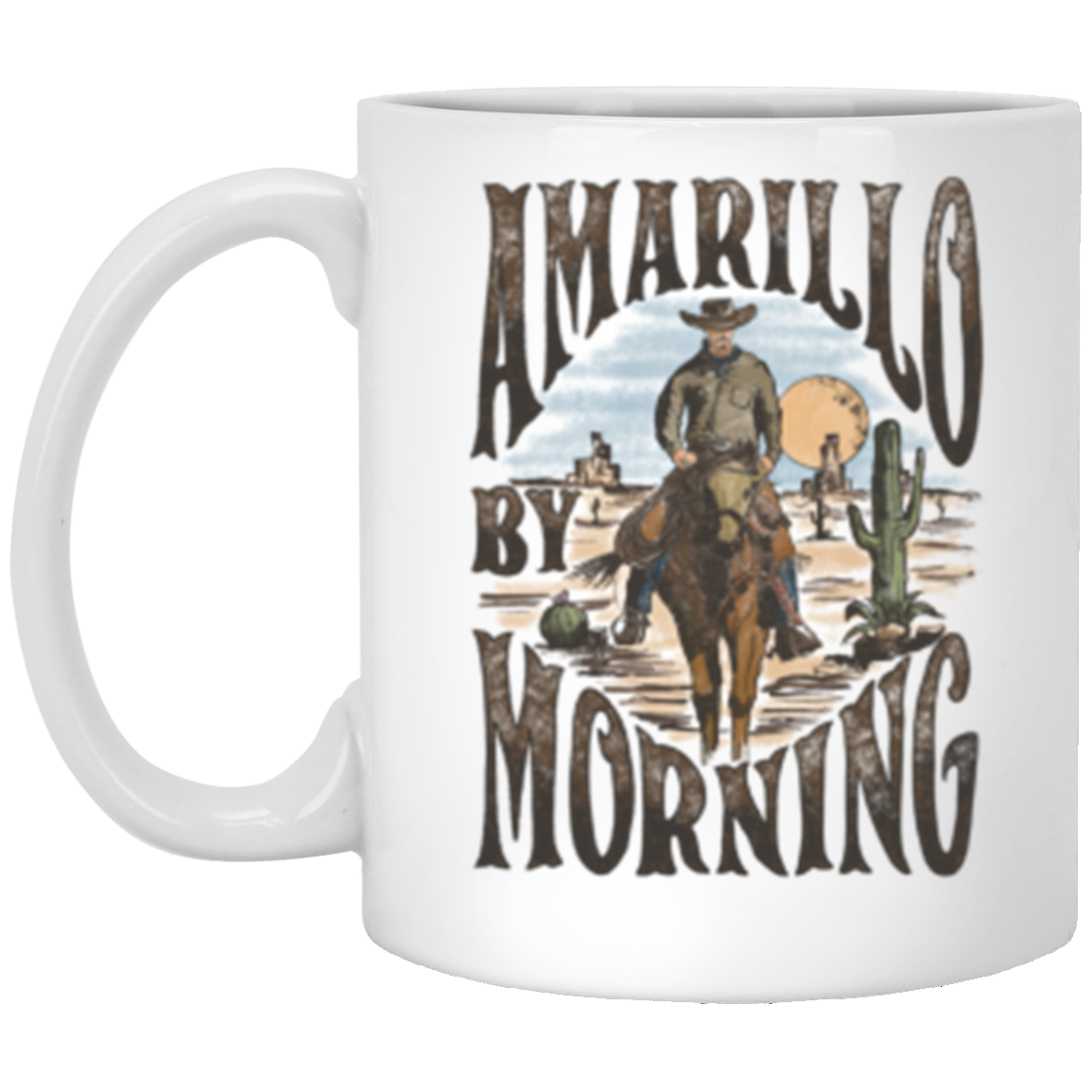 Amarillo By Morning 11 oz. White Mug